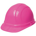 Hard Hat with ratchet adjustment and 6 point nylon suspension in Hi-Viz Pink